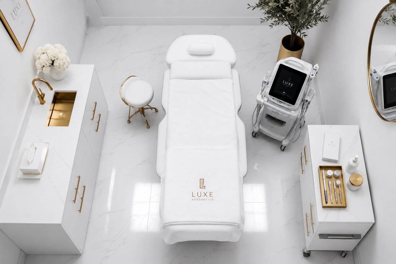 Med spa treatment room